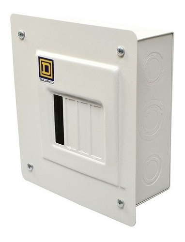 Centro De Carga Schneider Qod 4sp 2f 3h Empotrar Marfil