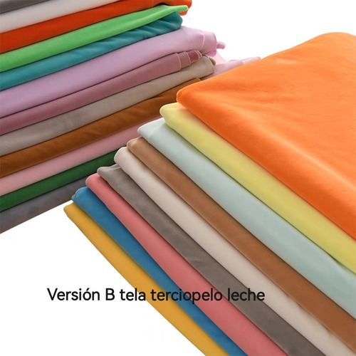 Edredón Tres Temporadas Tafetán + Terciopelo Leche 1 Plaza