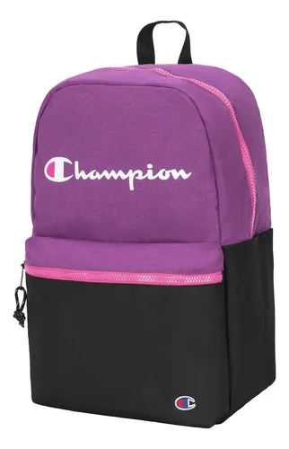 Mochila Champion Acolchada Color Violeta Cuotas sin inter s
