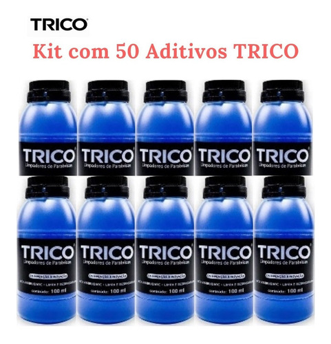 Imagem 2 de 6 de Aditivo Limpa Vidro E Para-brisa Trico Kit Com 50 Unidades