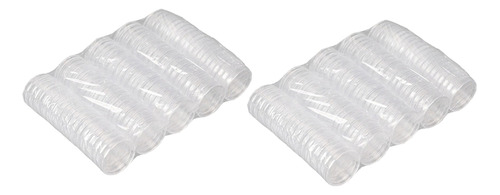 Cajas Transparentes Para Monedas, 200 Unidades, 1 Oz, 40 Mm,