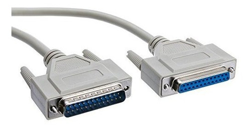 Cable Alargador Serial, Db25 Macho A Db25 Hembra, Rs-232, 1: