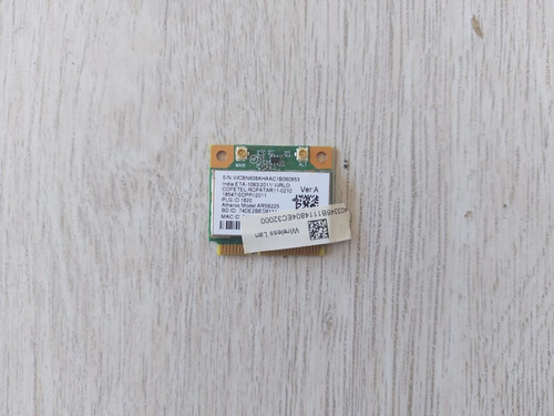 Placa Wifi Acer Aspire S3 Ms2346 Ar5b225