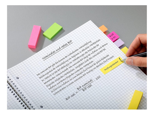 Marcadores De Página Post-it®, X Pulgada, Ideal Para Marcas