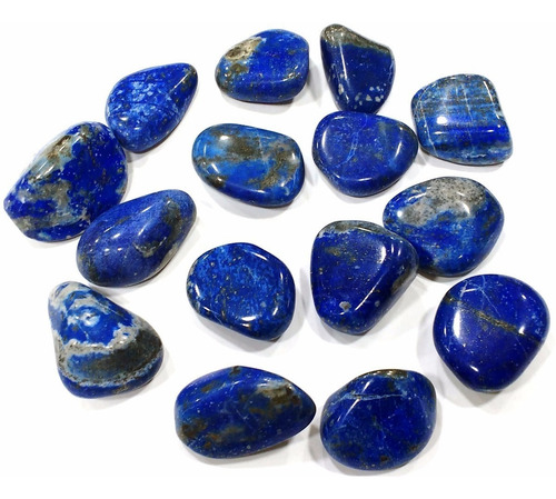 Imagem 3 de 3 de Lápis Lázuli Unid. 2,5cm Pedra Gema Natural Polida Qualidade