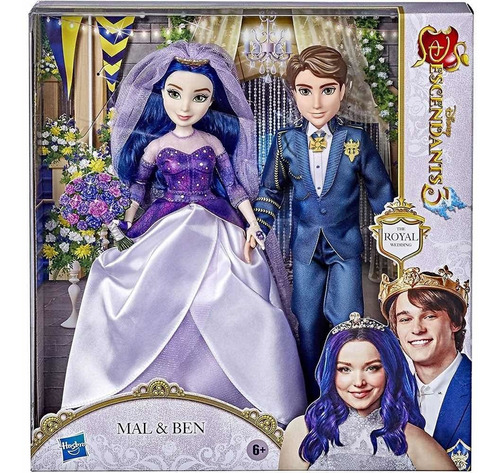Muñecos Disney Descendientes Ben Y Mal The Royal W Hasbro /g