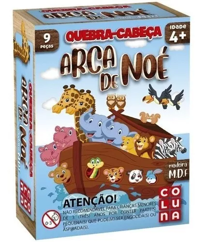 Quebra-cabeça Arca de Noé para crianças