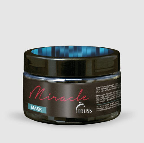 Máscara Truss Para Cabelos Secos E Desidratados Miracle Mask