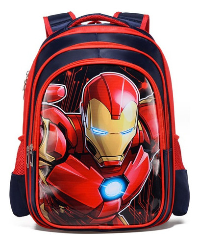 Mochila Marvel Vengadores Iron Man Spider-man Capitán1