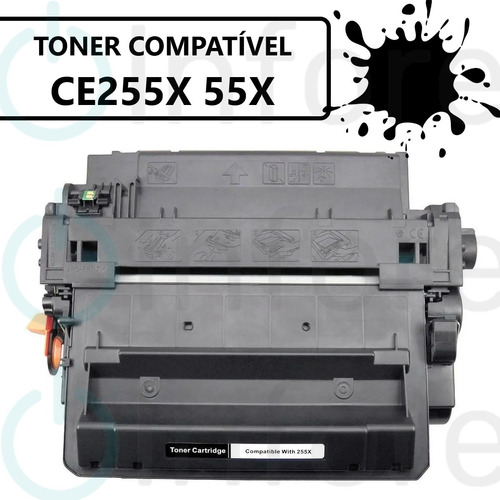 Toner Compatível com Ce255x 55x P3015 P3015n M525f M521dn