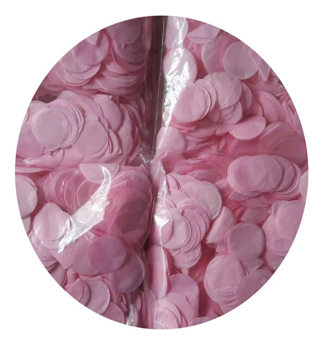 Confetes Para Balões (bexiga) Rosa Seda (25g)