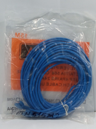 Patch Cord Nivel 5e 15mt 4pares 24 Awg Otiesca