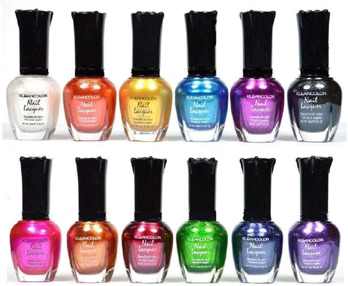 2 Sets-kleancolor Nail Polish - Awesome Metallic Full Size L