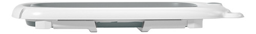 Bañera Bebe Plegable Con Tapon Indicador De Temperatura Color Gris Bali