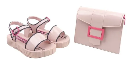 Sandalia Larissa Manoela Com Bolsa - Sapatos com o Melhores Preços no Mercado Livre Brasil