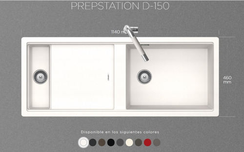 Fregadero Schock Cuarzo Cafe Prepstation D-150 Bronce