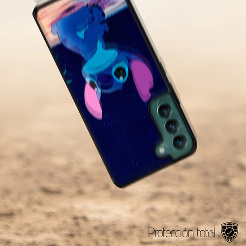 Funda Uso Rudo Diseños Para Samusng S21 Plus Más Complemento Tierno Stich