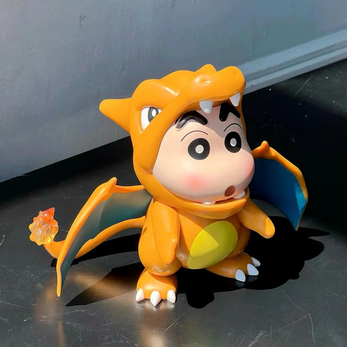 Mz Figura De Anime Crayon Shin-chan Cos Charizard, Modelo