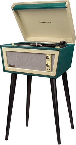 Tocadiscos Crosley Cr6233a-bk Dansette Bermuda Envió Gratis