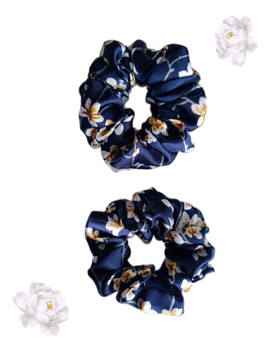  Scrunchies Para El Cabello En Saten Suaves Satin Moñas