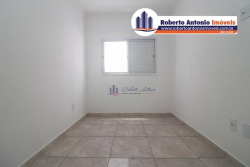 Apartamento Com 2 Dormitórios À Venda, 60 M² Por R$ 300.000,00 - Canto Do Forte - Praia Grande/sp - Ap1318