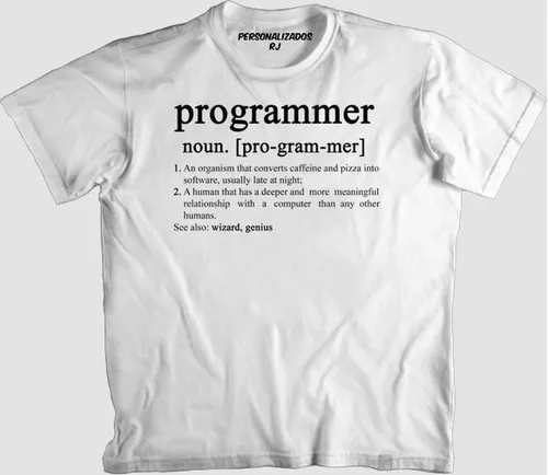 Camiseta programador humor nuvem computador jogo de palavras camiseta