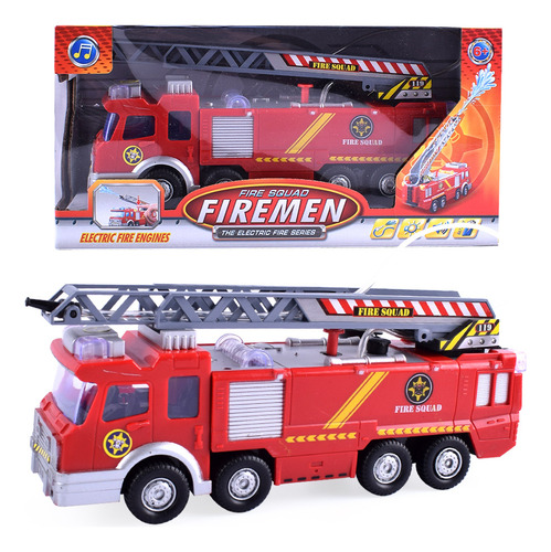 Camión De Bomberos Para Niños Con Agua Pulverizada Y Sonido