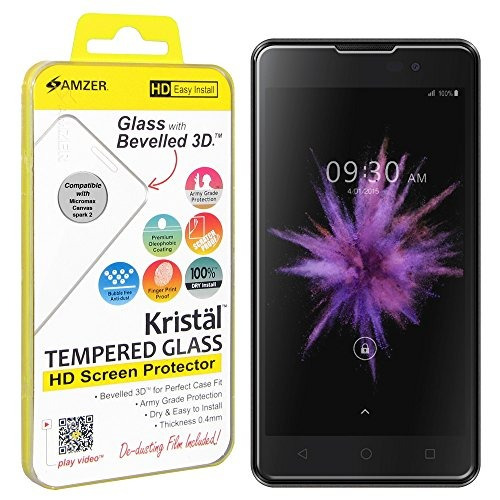 Amzer Kristal Tempered Glass Hd Screen Protector For