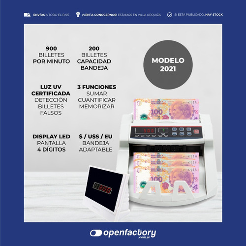 Maquina Contadora De Billetes Daewoo Detección Automática !