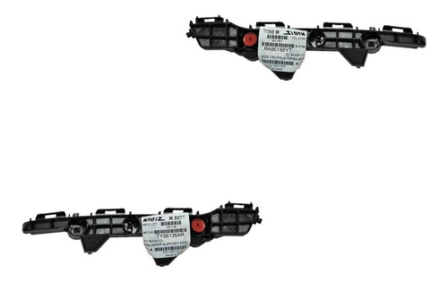 Set 2 Guias Defensa Traseras Toyota Rav4 13_15 Generica