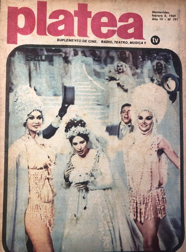 Revista Platea, Nº 191, 1969, Cine Radio Teatro , Rba