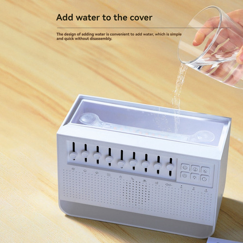 Altavoz Queenly Con 8 Tipos De Ruido Blanco Para Dormir, 200