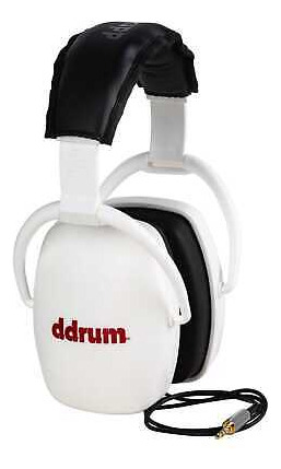 Ddrum Ddsch Studio Class Isolation Headphones, White Eea