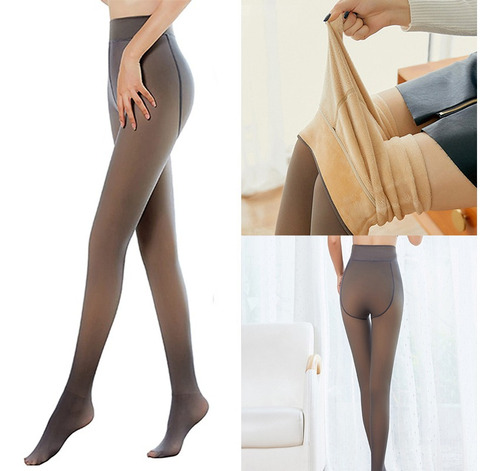 Mallas De Invierno Para Mujer Con Forro Polar Grueso 320g