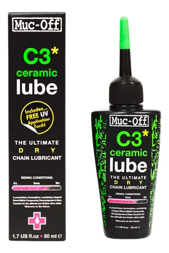 Lubricante Cadena Muc Off C3 Dry Ceramic 50ml - Tauro Bike