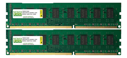 Módulo De Memoria De Escritorio Ddr3-1600mhz 16 Gb (2x8gb)