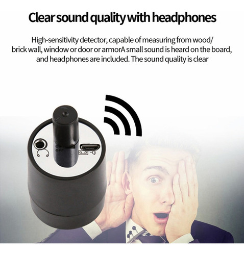 Amplificador De Som Dispositivo De Escuta De Parede Audio