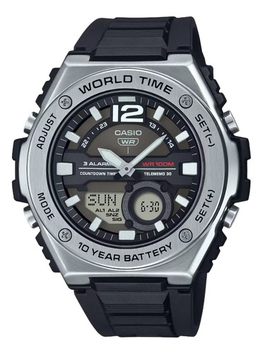 Reloj Casio World Time Mwq-100-1av Dig/ana Ts
