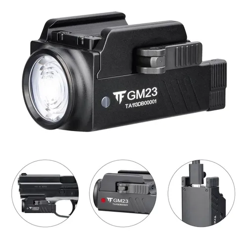 comprar Lanterna Tática Pistola Trustfire Gm23 800 Lumens G3c G3c Pt