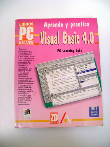 Aprende Y Practica Visual Basic 4.0 Pc Magazine 1996 Boedo