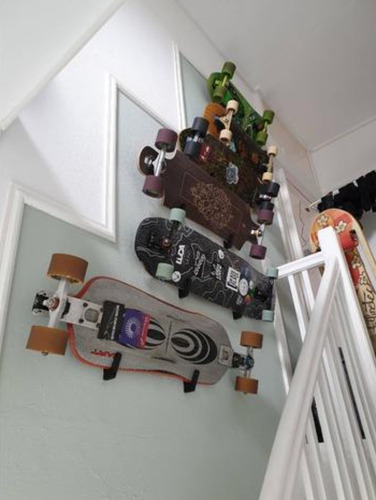 Soporte Para Colgar Longboard O Skate A La Pared