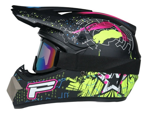 Casco De Seguridad Personalizado Motocross