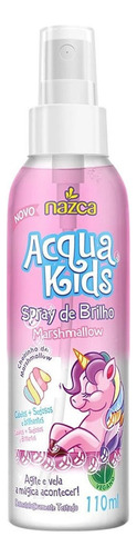 Spray De Brilho Infantil Acqua Kids Marshmallow 110ml