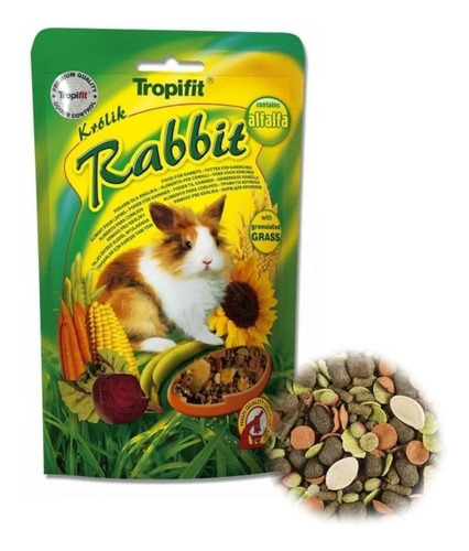 Imagen 1 de 1 de Alimento Completo Para Conejos 500 Gramos Tropifit 