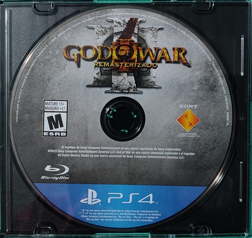 Ps4 - God Of War Ill Remasterizado - Solo Cd Original R (Reacondicionado)