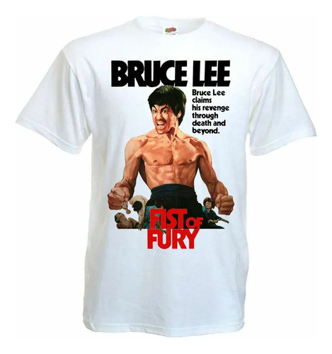 Camiseta De Kung-fu De Bruce Lee Con Póster De Película Artí