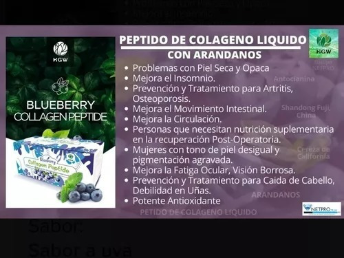 Nuevo Colágeno Péptide Hgw X 2 Envios Gratis