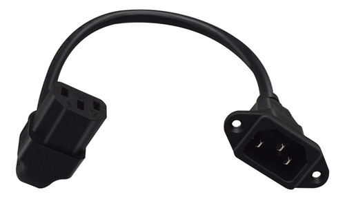 2 C14 A C13 Cable De Alimentación Cable De 30 Centimetros