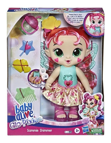 Boneca Baby Alive - Glo Pixies Sammie Shimmer Fadas - Hasbro