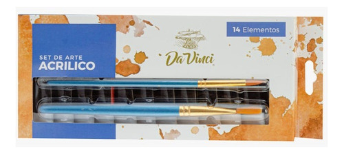 Pintura Acrilica Da Vinci Set Arte X14 Pz Serviciopapelero